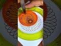 Satisfying Spirograph Drawing & Coloring Tutorial #spirograph #drawing #shorts