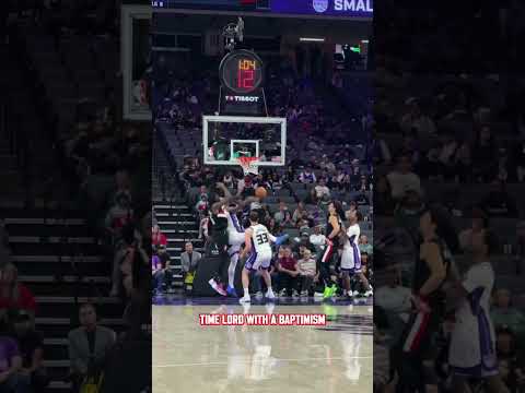 Absolute brutal poster from R #nba #trailblazers #dunk