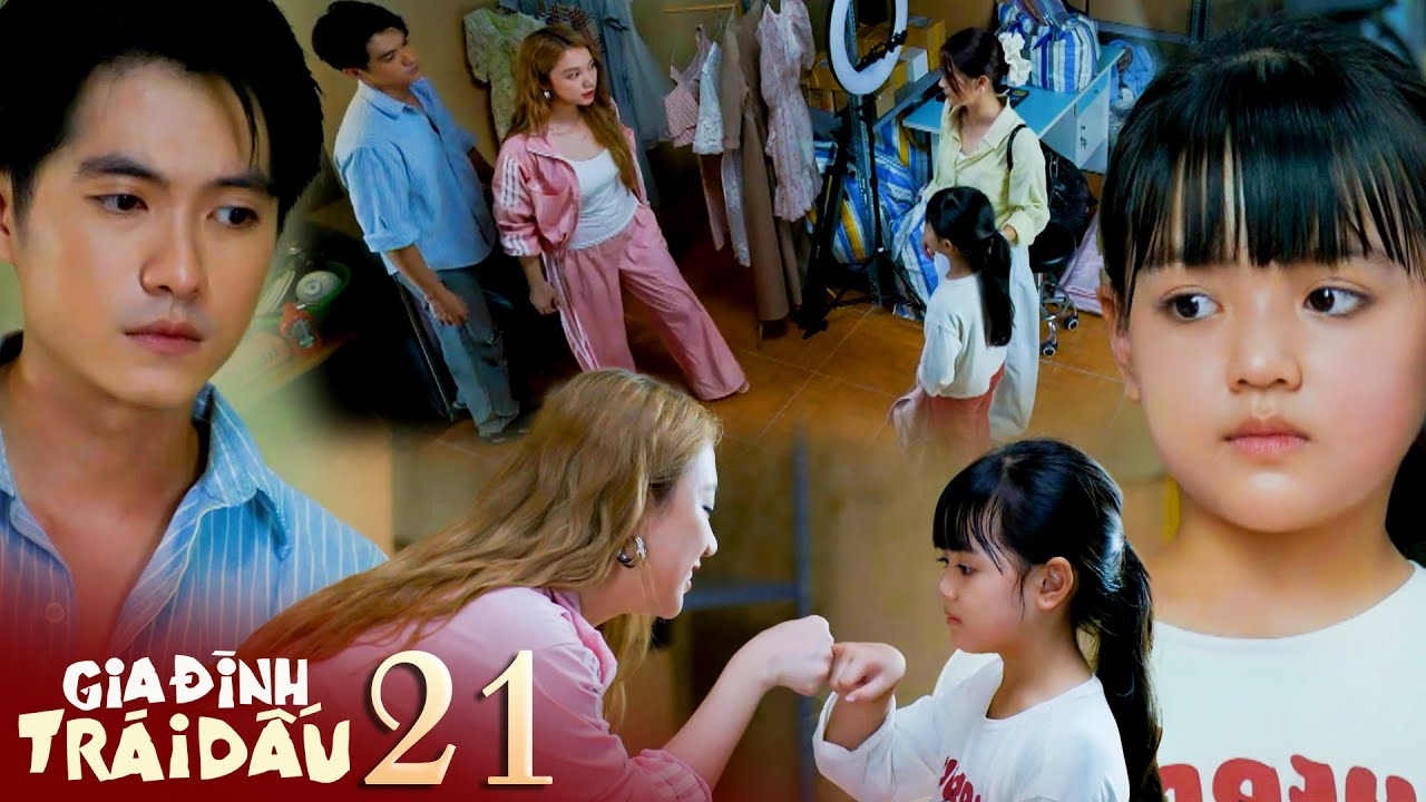 GIA ĐÌNH TRÁI DẤU tập 21 | Vân cố ý tạo cơ hội cho Đức và em cùng cha khác mẹ làm thân với nhau