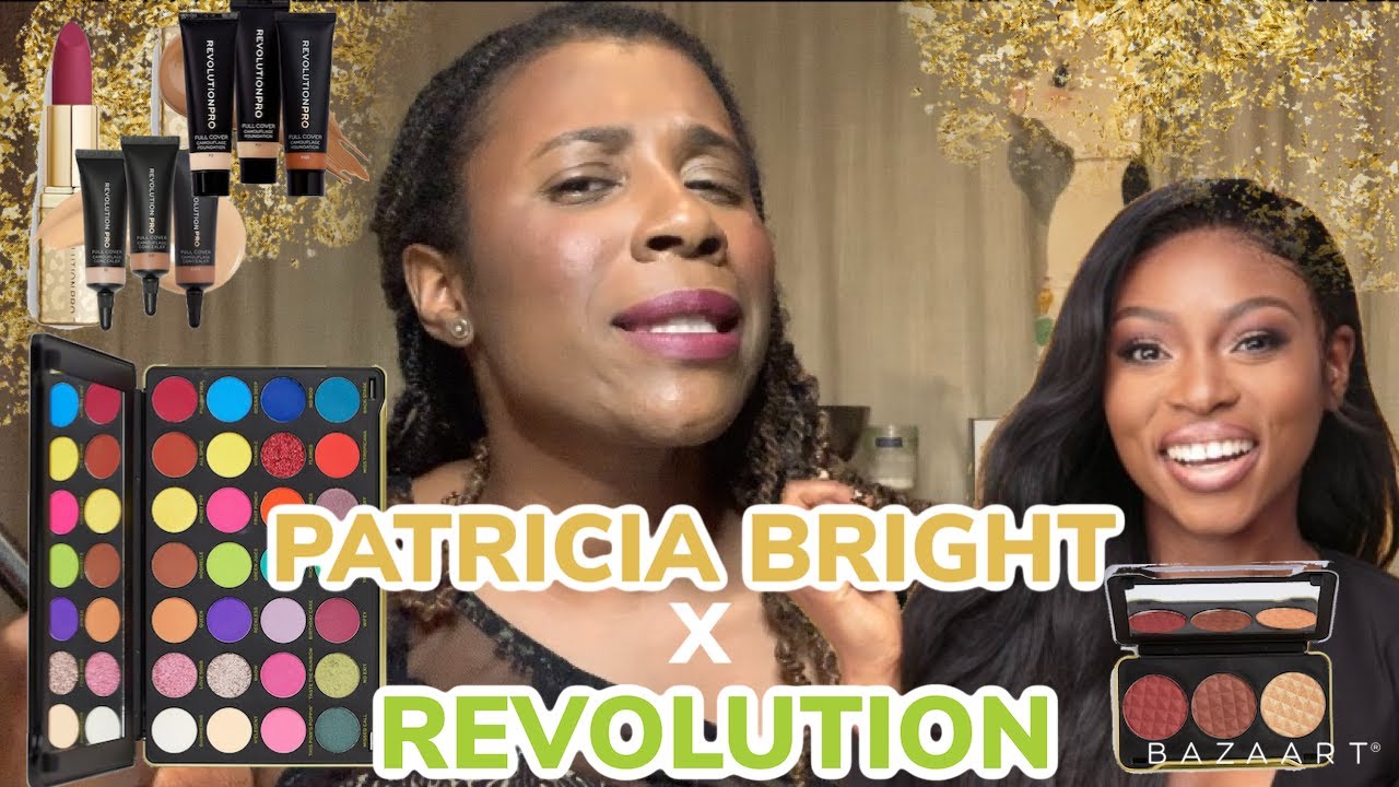 Patricia Bright x Makeup Revolution: Eyeshadow, Face palette with FULL Swatches