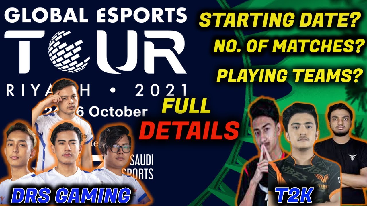 DRS & T2K IN Global Esports Tour Top 16 Teams Revealed😱| $150,000 USD Prizepool🔥| FULL DETAILS|