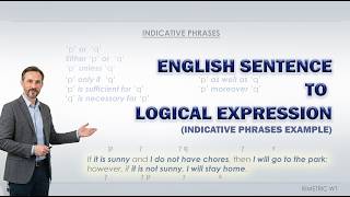Decoding indicative phrases for logical translation | Math Logic | Rimetric Walkthrough