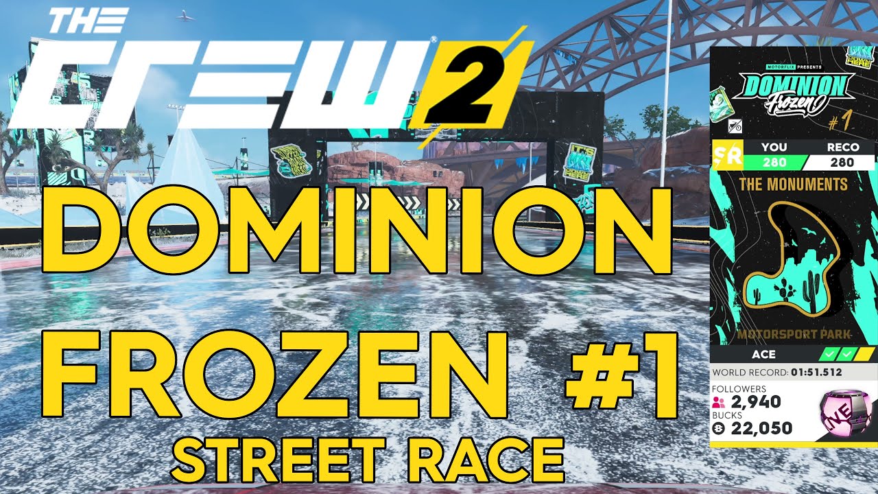 The Crew 2 | Dominion Frozen #1 Street Race | Ace difficulty