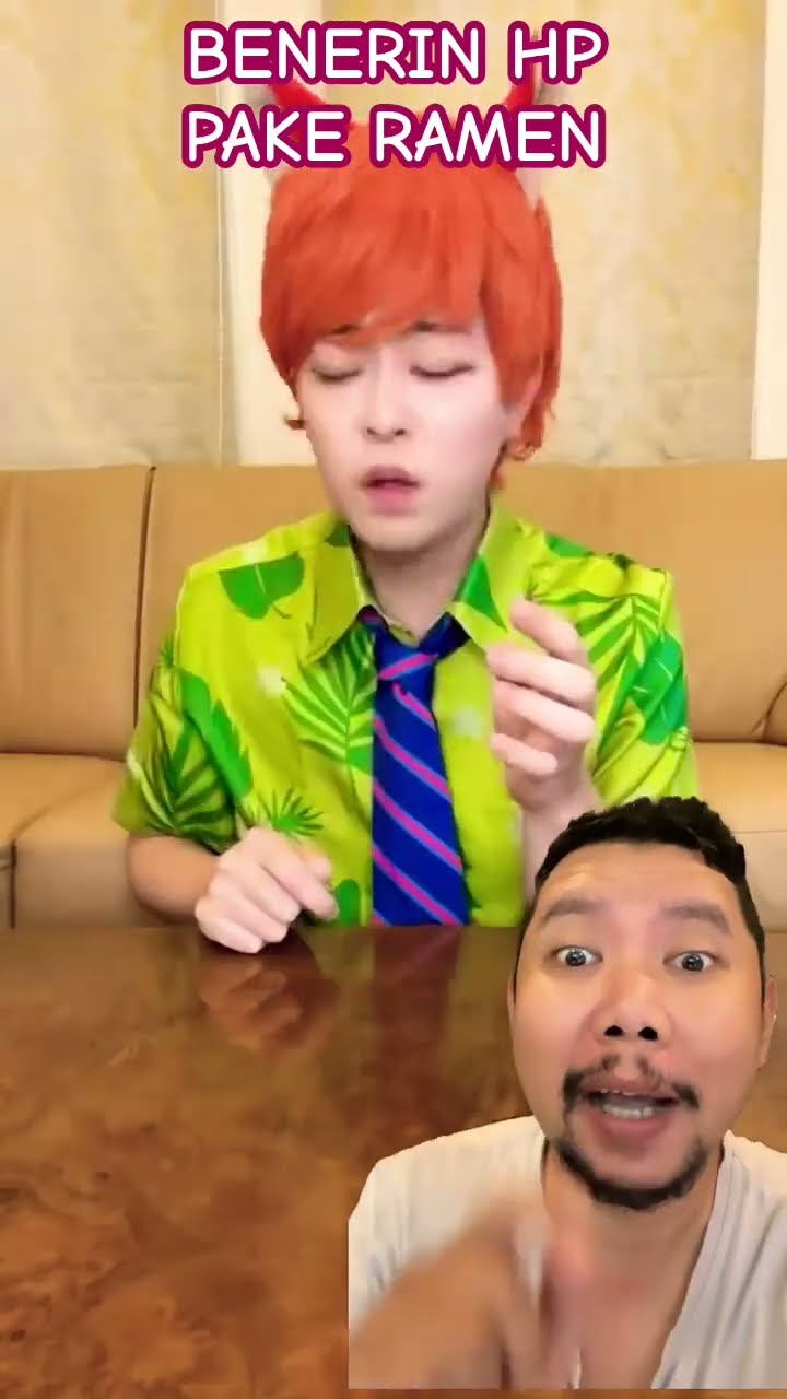 BENERIN HP PAKE RAMEN MAMA!!!?? #cosplay #anime #food #shortsfeed #shortvideo