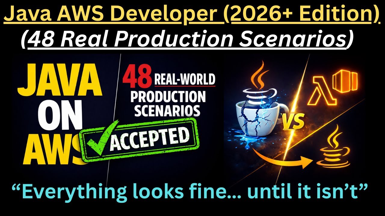 48 "Java AWS Developer" Real Production Scenarios for "Senior Devs" to ...