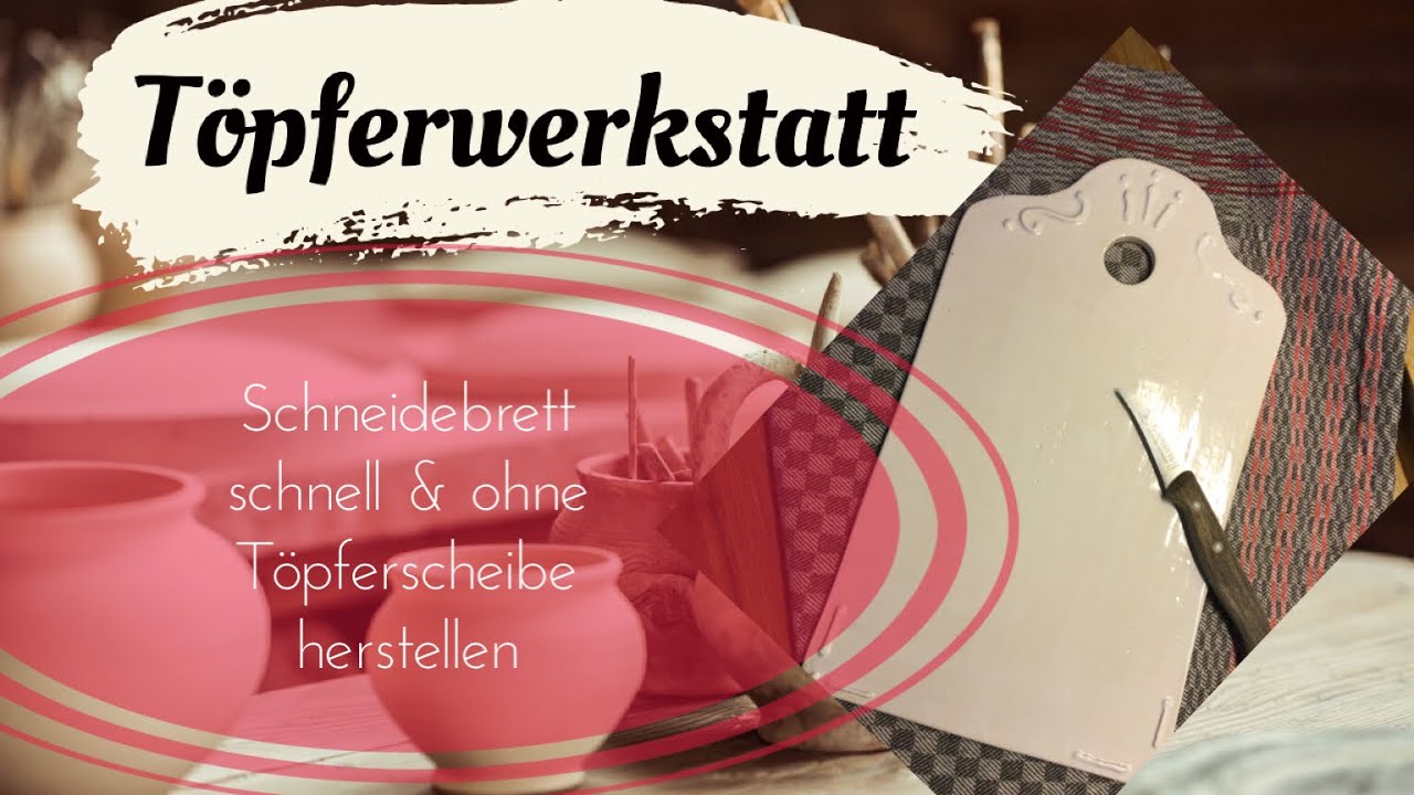 Servier- oder Schneidebrett ganz einfach 