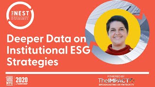 DEEPER DATA ON INSTITUTIONAL ESG STRATEGIES 3