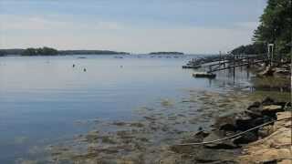 Tide - time lapse at Linekin Bay , Boothbay Harbor, Maine