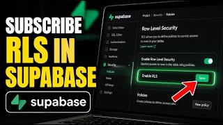 How to subscribe to RLS in Supabase for secure app permissions - Detailed Guide
