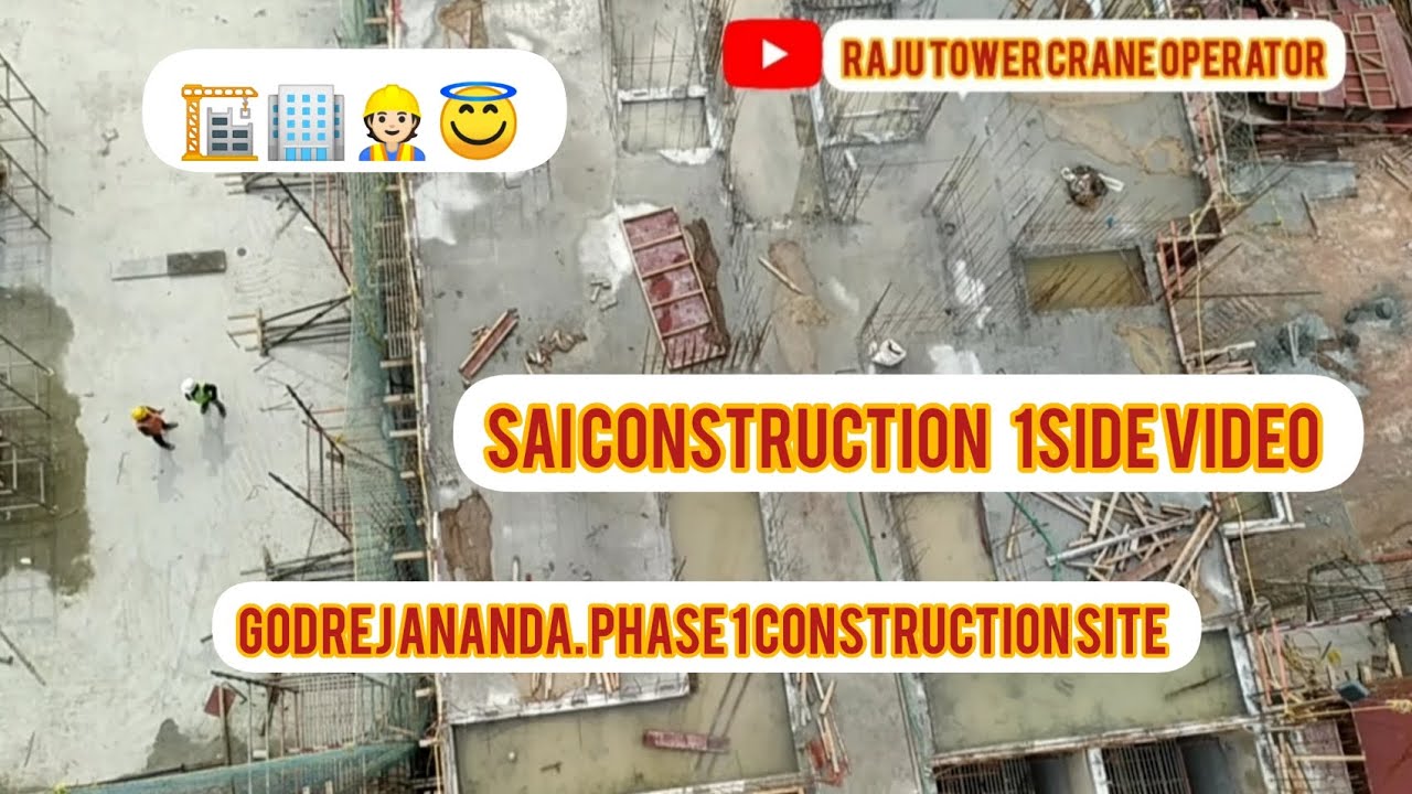 Sai construction Godrej Ananda phase 1 side Godrej Nanda phase 1 construction video 🏢🏬👷🏻🏗️😇
