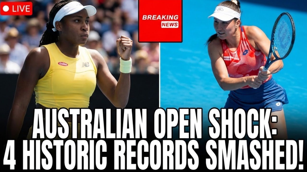 Coco Gauff Makes History at Australian Open — Four Records Broken...