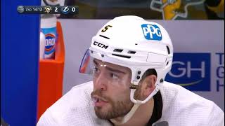 Mark Friedman loses the 2 on his helmet