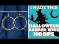 How to Make Barbed Wire Earrings for Halloween | I Made This