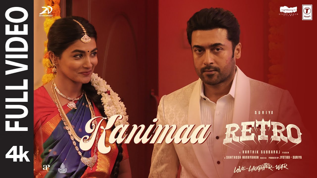 Watch Full Video: KANIMAA - RETRO | Suriya | Karthik Subbaraj | Pooja Hegde | Santhosh Narayanan on YouTube Watch Full Video: KANIMAA - RETRO | Suriya | Karthik Subbaraj | Pooja Hegde | Santhosh Narayanan on YouTube