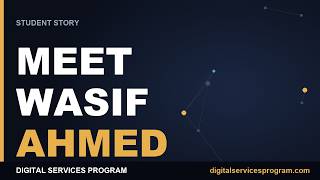 Meet Wasif Ahmed, a talented student from Digital Services Program – Batch 03 August 2026! 🎓💻