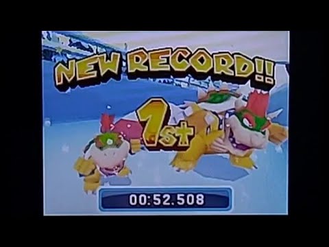 52s 508ms (PB) Bobsleigh (Bowser Jr) Mario & Sonic at the Olympic Winter Games Vancouver 2010 (3DS)