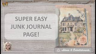 🦊 SUPER EASY Junk Journal Page 🦊 - CDT Tracie Fox Creative (Ad Feature)