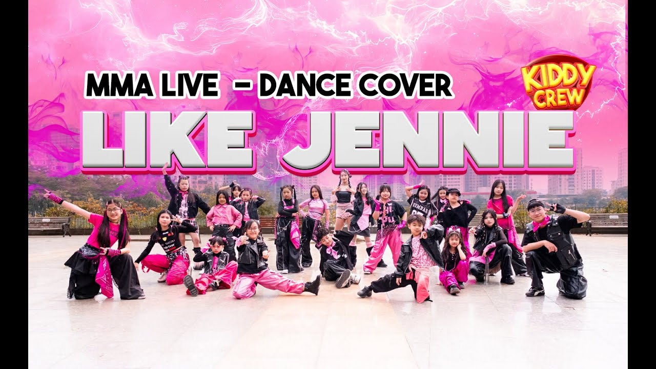 JENNIE - LIKE JENNIE (MMA 2025) - DANCE COVER - KIDDY CREW | MINHX ENTERTAINMENT