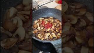 Баклажаны с грибами,очень вкусно! #еда