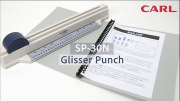 CARL SP-30N 30-Hole Paper Punch "Glisser"
