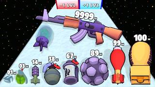 Gun Bag Rush 3D - Level Up Weapon Max Level Gameplay (New Update) Weapon Merge Run screenshot 5