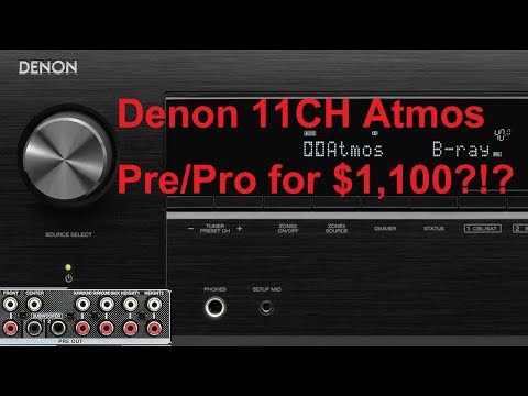 Denon AVR-X3600H 11CH Atmos/DTS:X AV Preamp for $1,100?!?