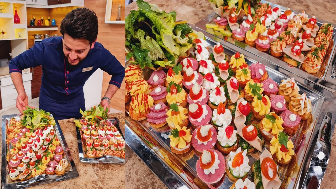 طريقة عمل كانبيهات - سلطة ورقية | المطعم مع الشيف محمد حامد