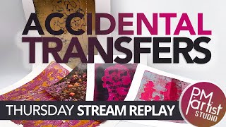 Thoughts & Arty Fun with Magazine Images on the Gel Plate 🟣 THURSDAY Replay 9/1