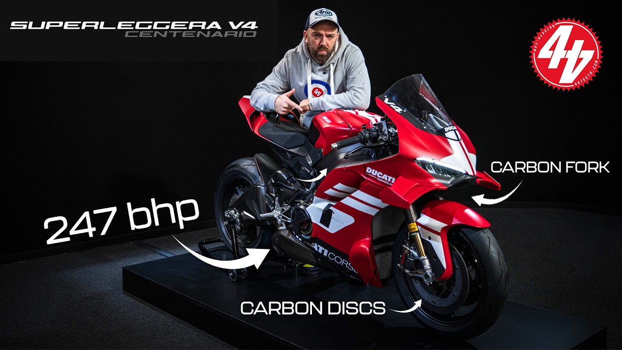 Is the new Superleggera V4 Centenario is the most extreme production bike ever made?

Superlight mugs and bitz here - https://44teeth.com/