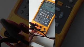 How to loop check Temperature  Element RTD Pt100 by The Multifunction Calibrator 754