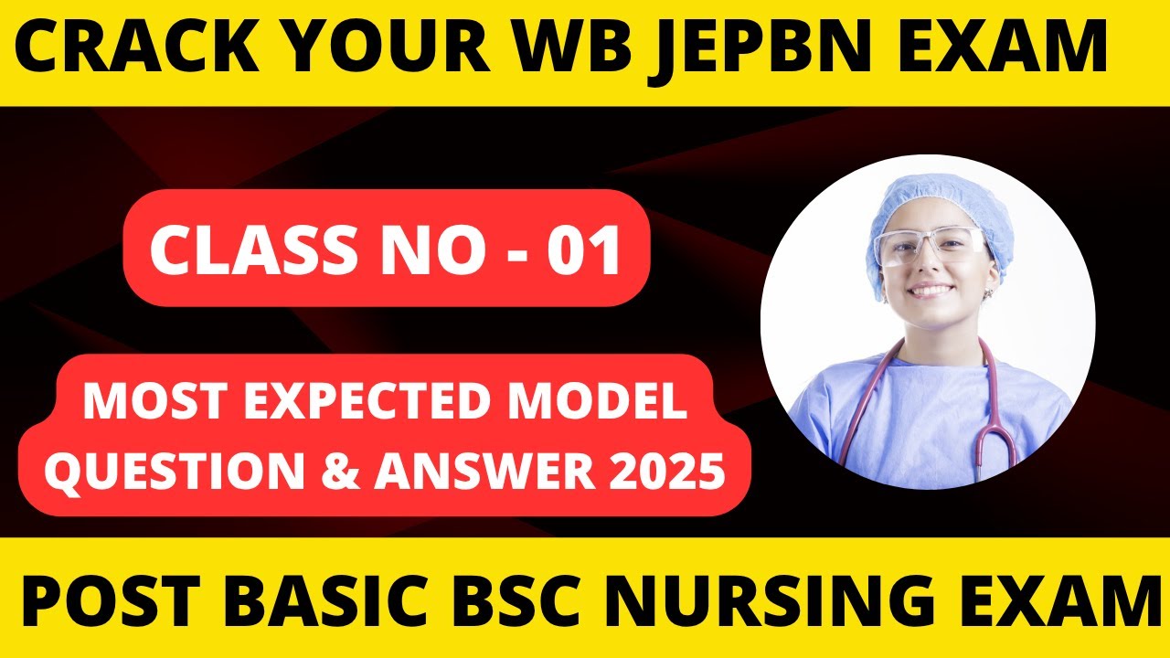 Post Basic Bsc Entrance Exam Preparation 2025 | JEPBN Preparation 2025 ...