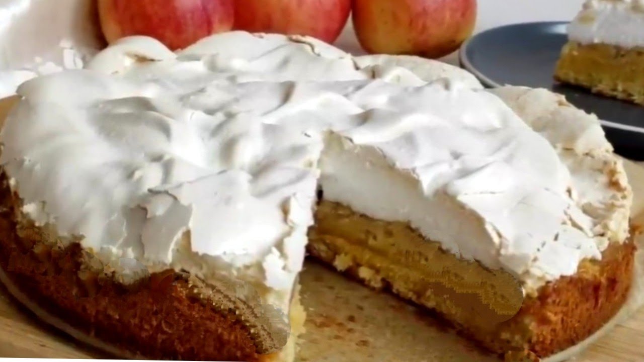 Omiljeni kolač mog sina! Kolač od 3 jabuke za 10 minuta, topi se u ustima! #4k