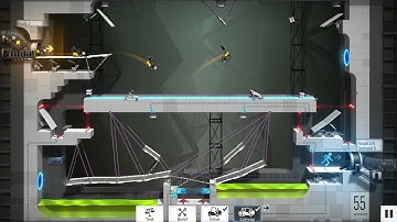 Bridge Constructor Portal Level 55 low budget