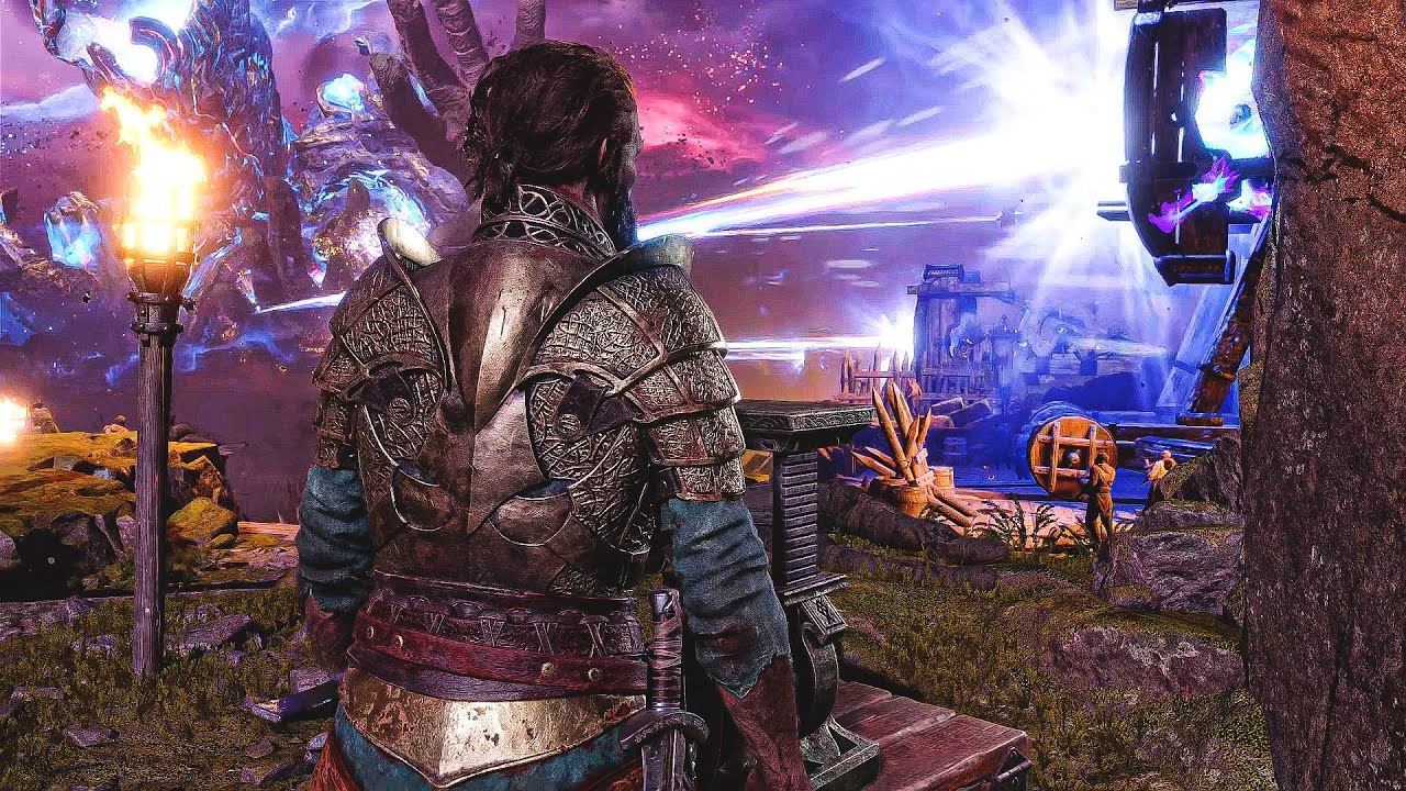 "You don't get to use us anymore!" Sindri Destroys Odin's Defenses -  God of War Ragnarök