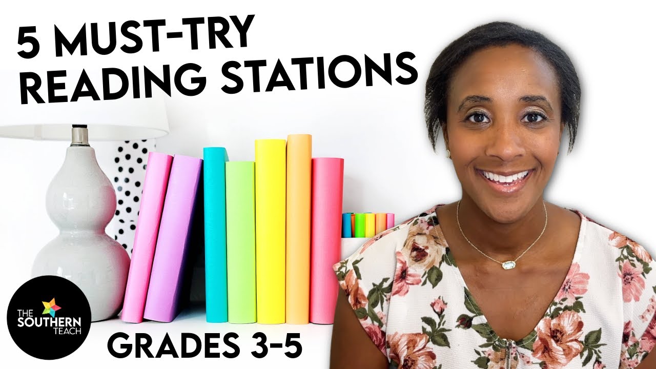 5 Must-Try Reading Stations for Grades 3-5 | Fun & Easy Literacy Centers for Upper Elementary!