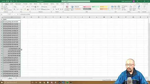 Microsoft Excel problem - Date/time cells not recognised / sorted