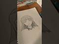 how to draw Hinata Hyuga from 🏵 (naruto) #naruto #hinata #drawing
