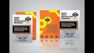 Illustrator CC Tutorial How to Create Colorful Business Brochure Design Part 1