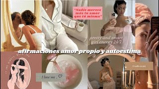 amor propio: duerme con estas afirmaciones para amarte y prosperar 🤍