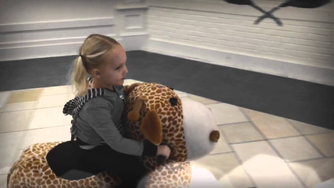 Riding stuffed animals at Quail Springs Mall in Oklahoma City. YouTube
