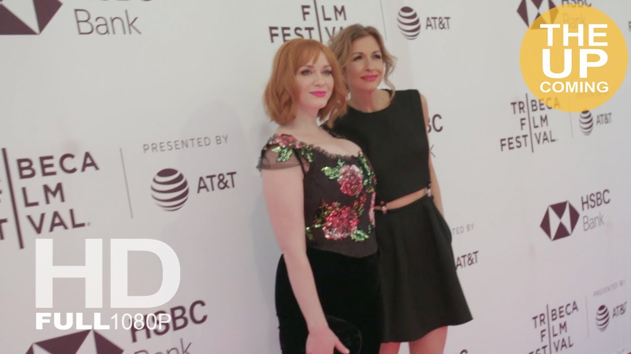 Egg premiere red carpet arrivals & photocall: Christina Hendricks, Alysia Reiner – Tribeca Festival