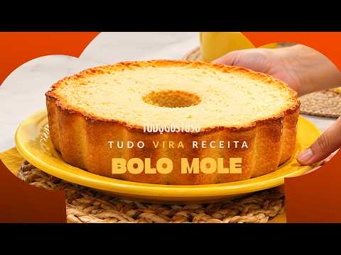 BOLO MOLE COM LEITE CONDENSADO: poucos ingredientes e muito sabor