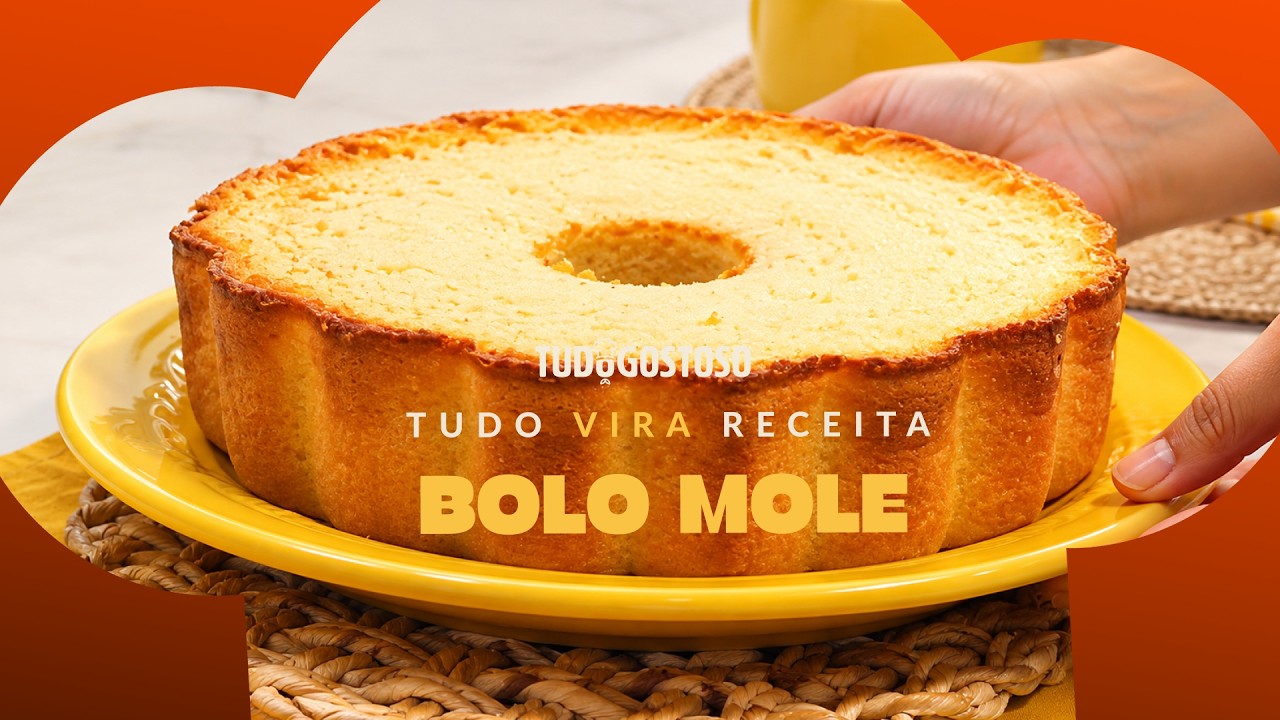 BOLO MOLE COM LEITE CONDENSADO: poucos ingredientes e muito sabor