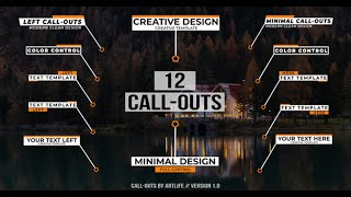 Call-Out Titles | After Effects | After Effects template - Envato elements