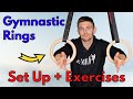 Gymnastic Rings - Full Beginner Guide | Set Up + Exercises | FITBEAST