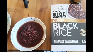 Black Rice Porridge, health and antioxidant