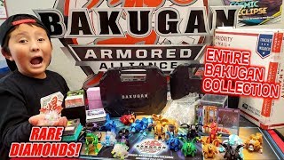 WE BOUGHT SOMEONES ENTIRE BAKUGAN COLLECTION! RARE DIAMOND BAKUGAN AND TONS OF CARDS!!