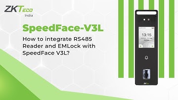 How to integrate RS485 Reader and EMLock with SpeedFace V3L?