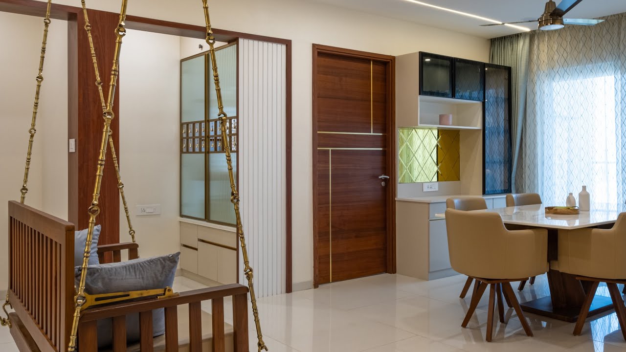 3BHK Home Interiors | Jayabheri - The Capital, Vijayawada | Mindspan Interiors Pvt. Ltd