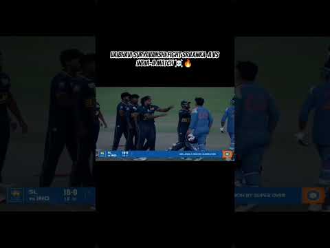 vaibhavi suryavanshi fight srilanka-A vs india-A match #trending#viral#vaibhavsuryavanshi#cricket